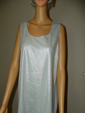 Chicos Silver Tank